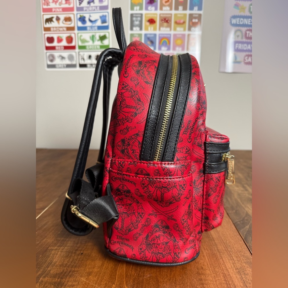 Disney park’s Pirates of the Caribbean Loungefly mini backpack - Picture 3 of 12